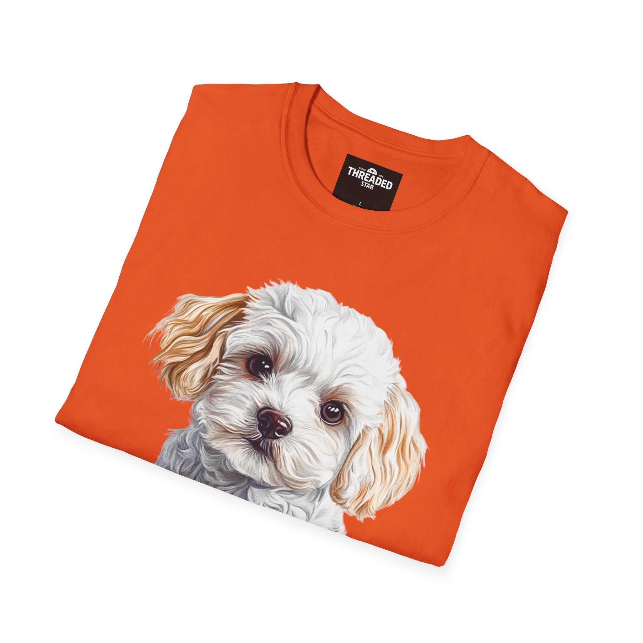 Puppy Portrait T-Shirt — Cute Maltese/Poodle Dog Graphic Tee