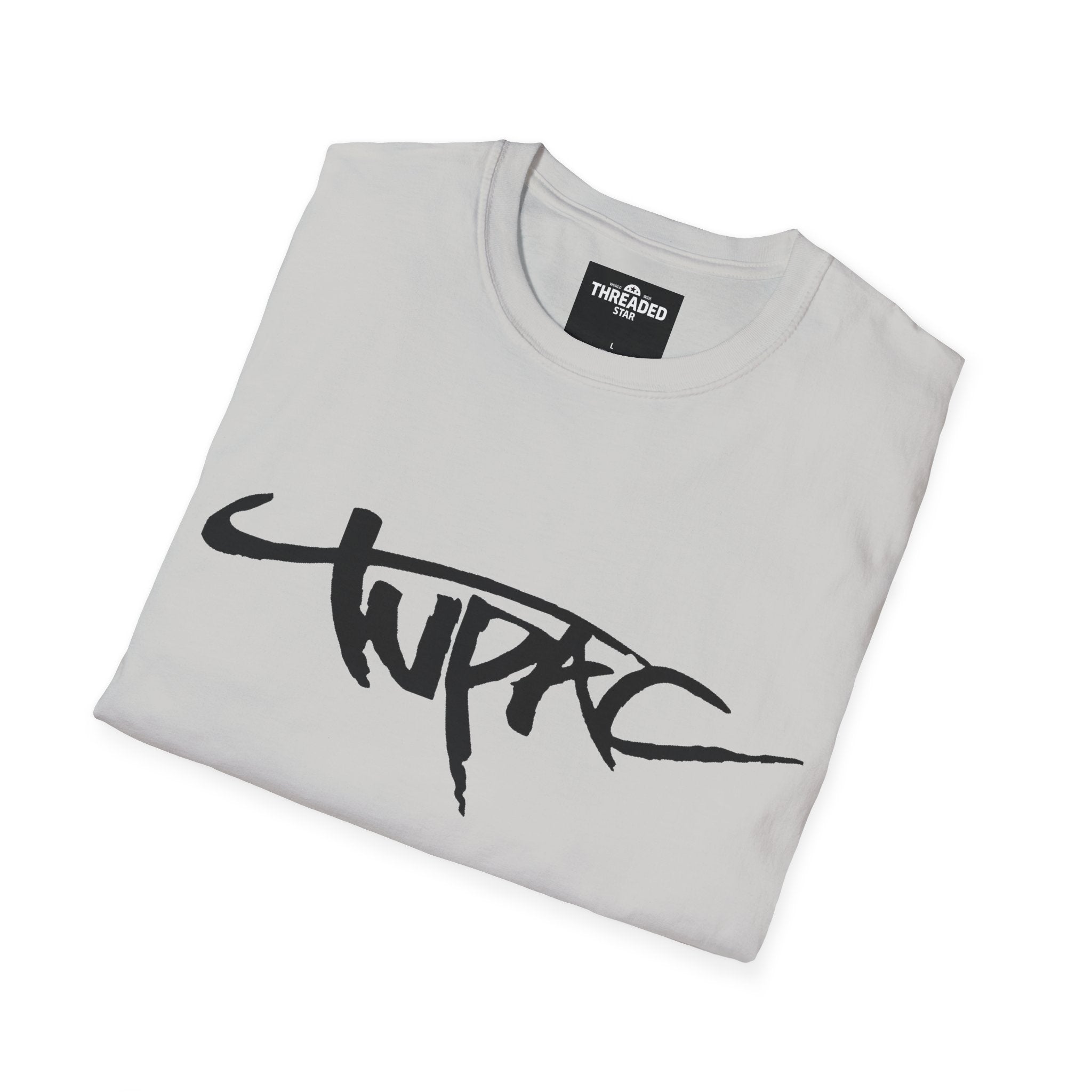T-Shirt "Pac" Graffiti Logo Unisex Tee — Hip Hop Tribute Streetwear