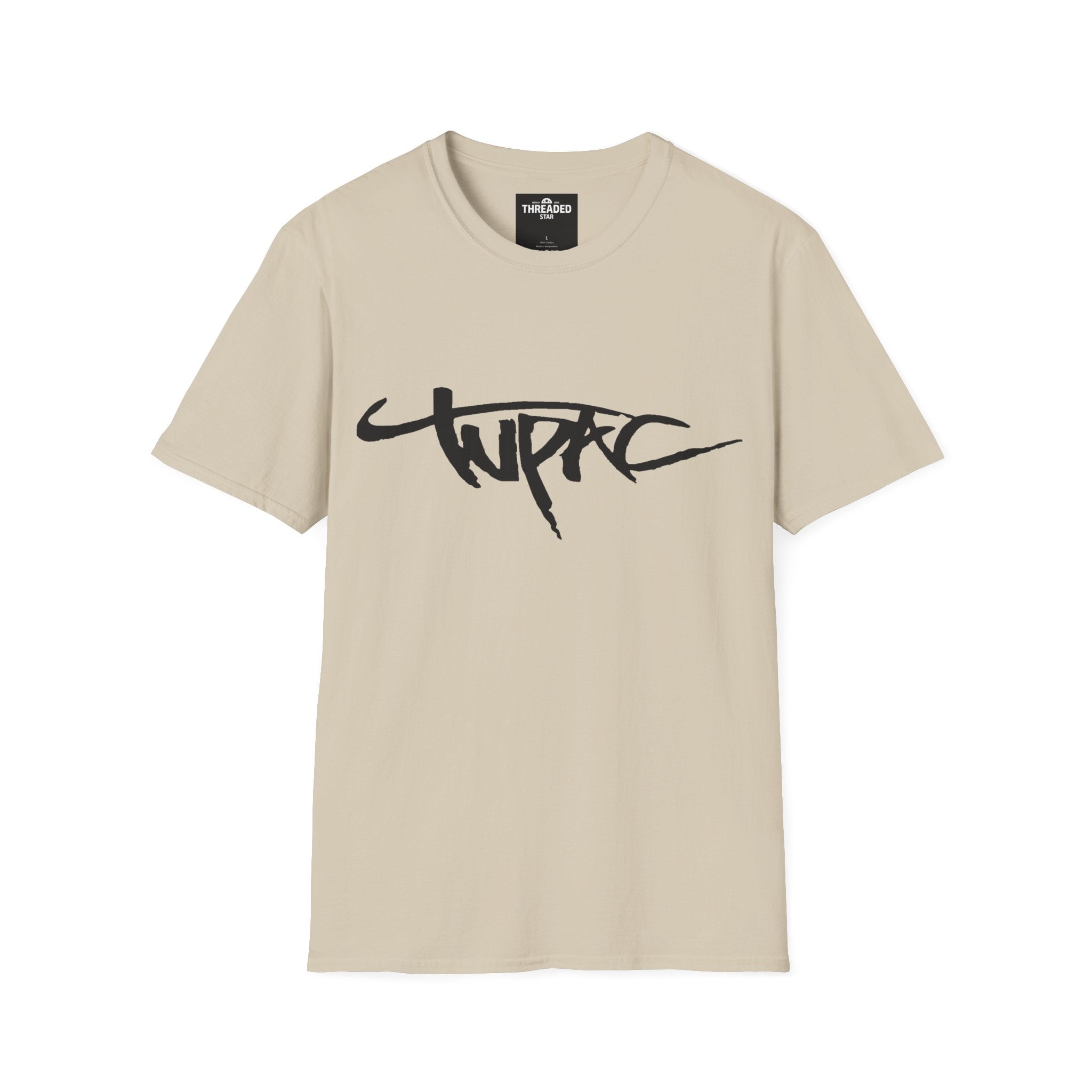 T-Shirt "Pac" Graffiti Logo Unisex Tee — Hip Hop Tribute Streetwear