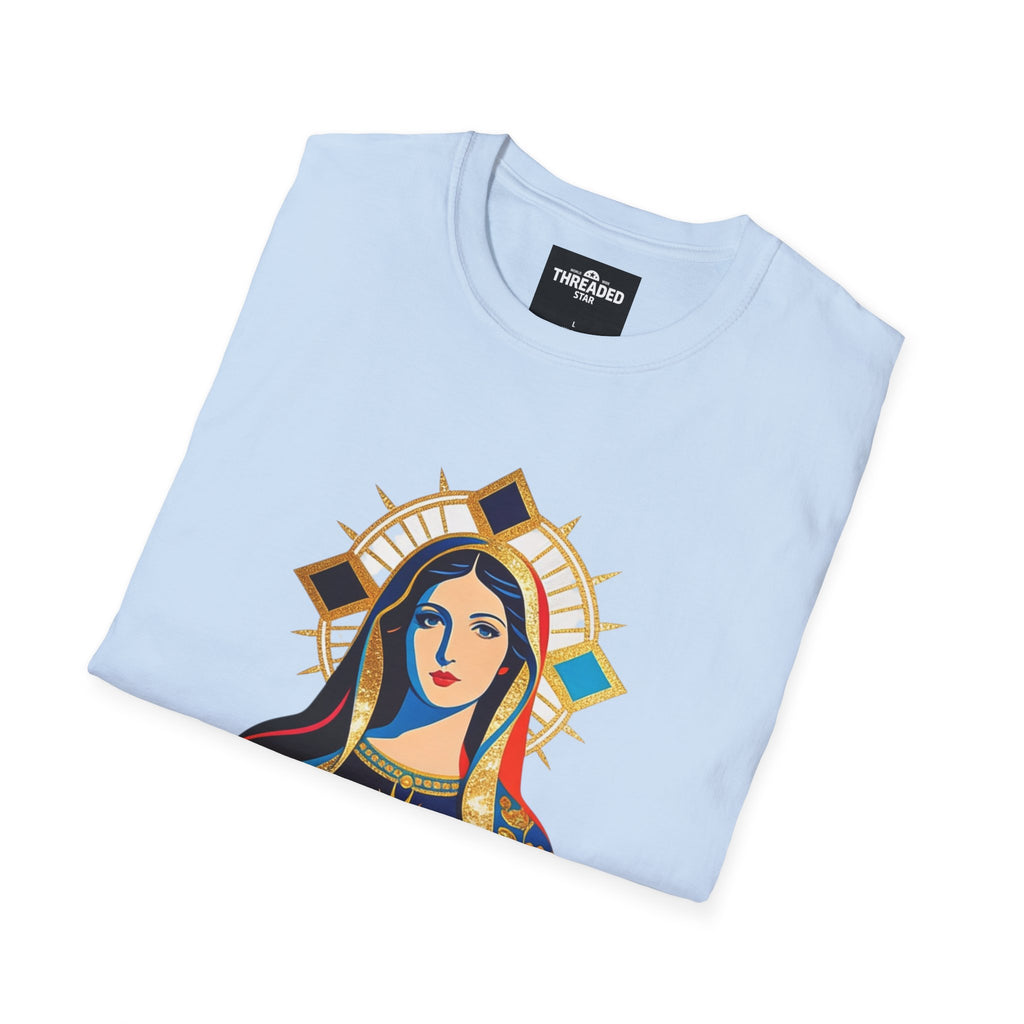 Sacred Heart Virgin Mary T-Shirt — Colorful Religious Catholic Tee