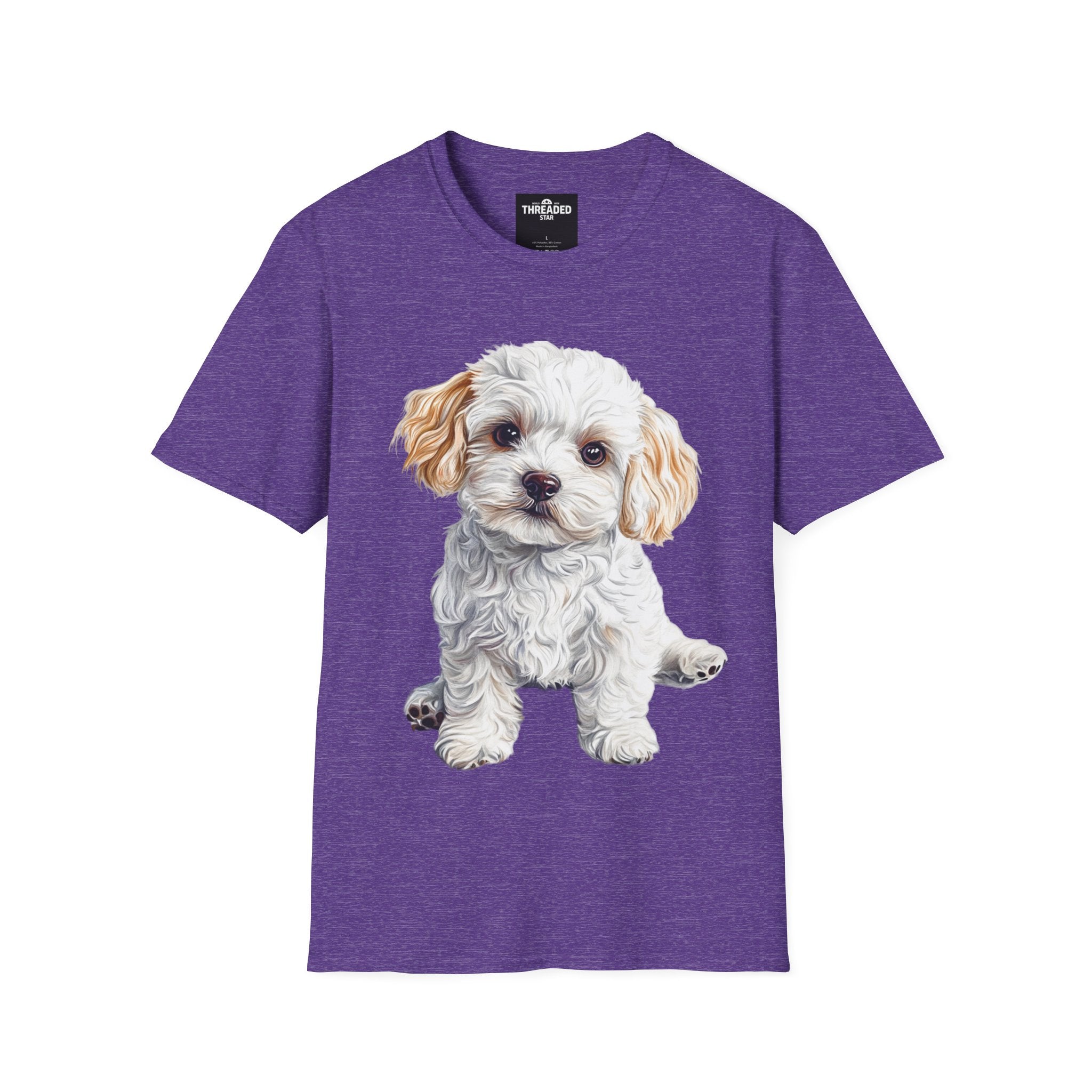 Puppy Portrait T-Shirt — Cute Maltese/Poodle Dog Graphic Tee