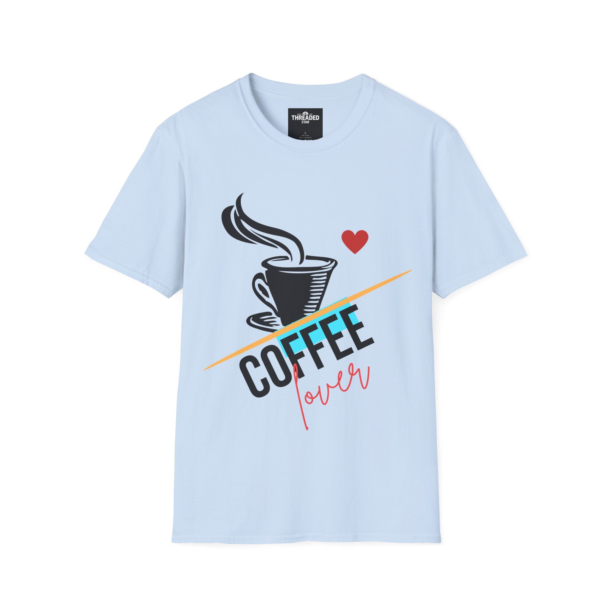 Coffee Lover T-Shirt — Graphic Cup Design with 'Coffee Lover' Text