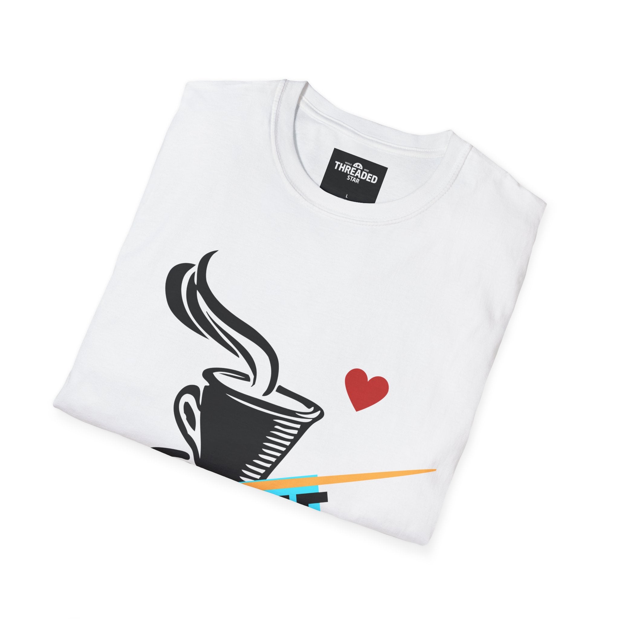 Coffee Lover T-Shirt — Graphic Cup Design with 'Coffee Lover' Text