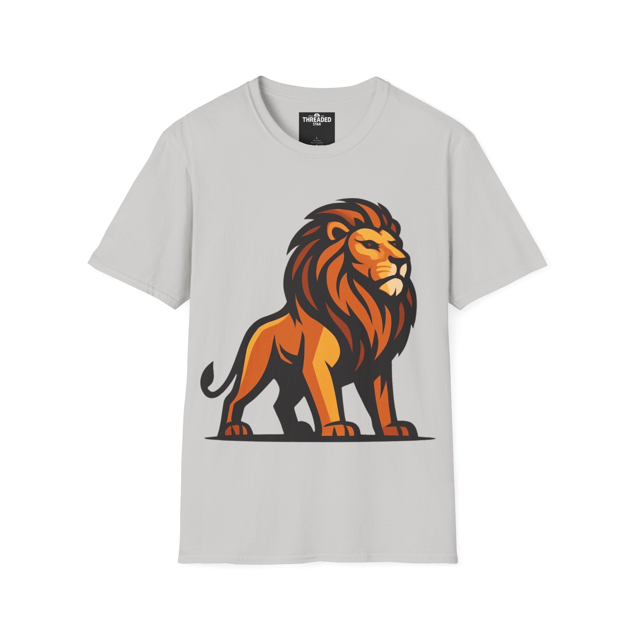 Lion Graphic T-Shirt — Bold Majestic Lion Illustration Tee