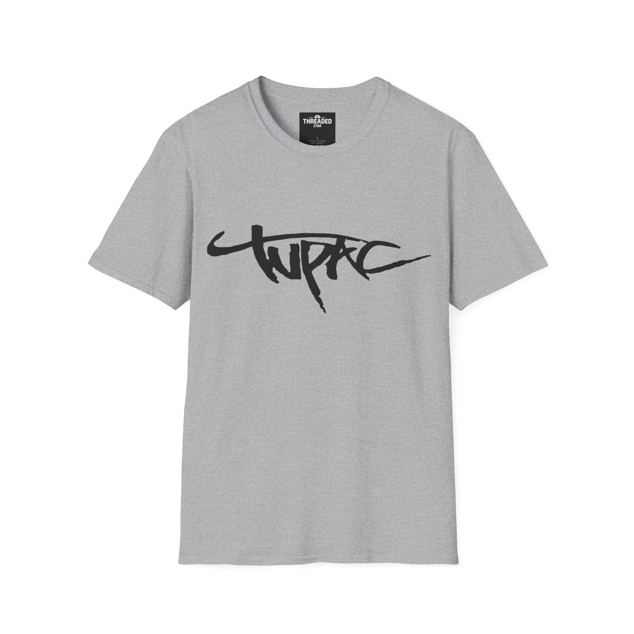T-Shirt "Pac" Graffiti Logo Unisex Tee — Hip Hop Tribute Streetwear