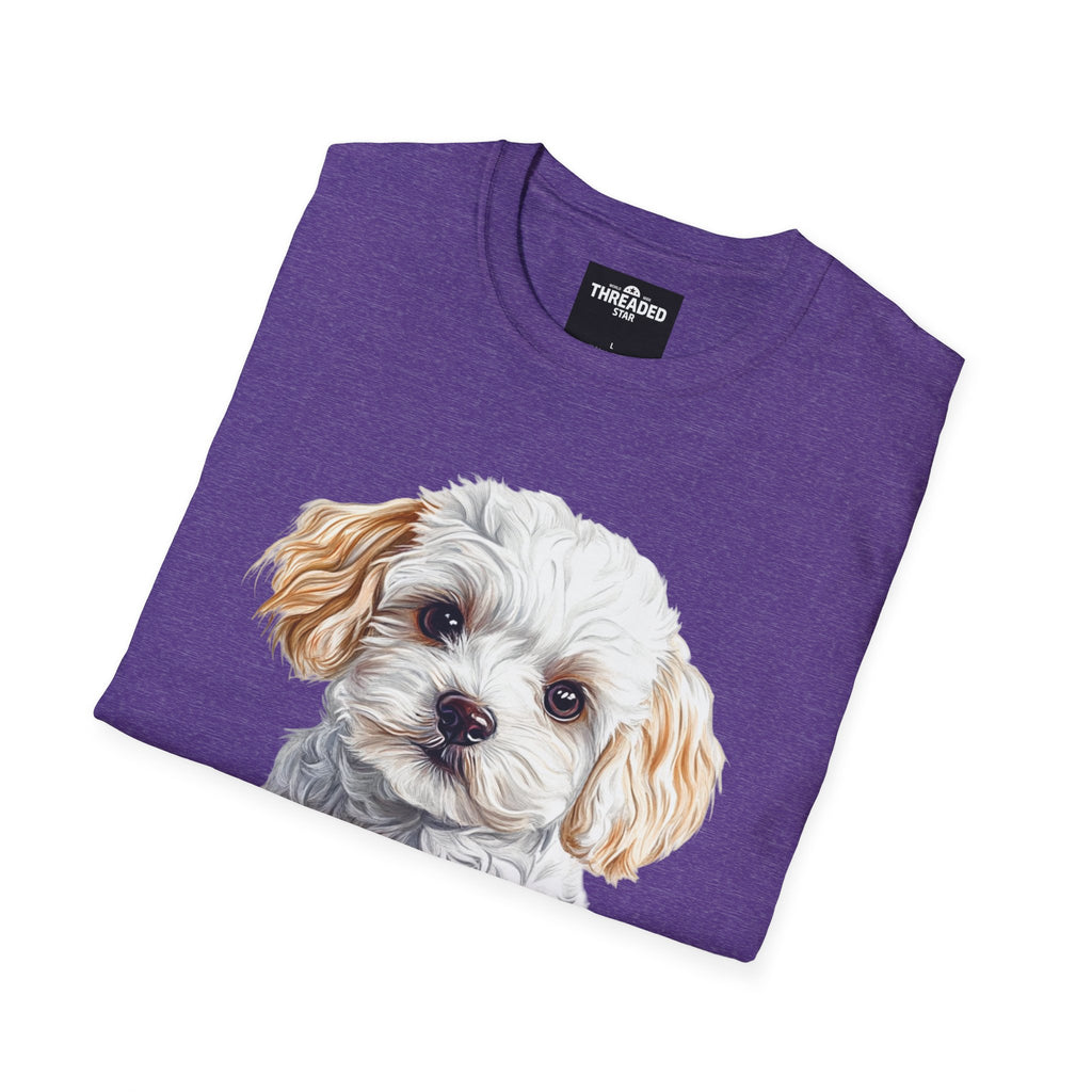 Puppy Portrait T-Shirt — Cute Maltese/Poodle Dog Graphic Tee