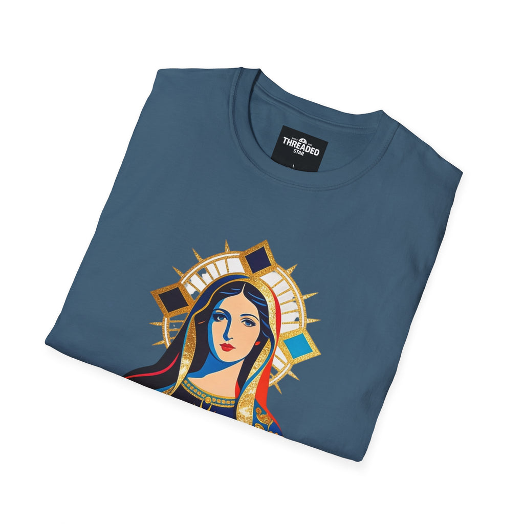 Sacred Heart Virgin Mary T-Shirt — Colorful Religious Catholic Tee