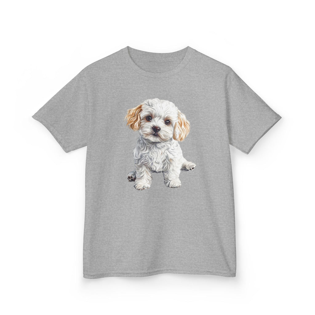 Kids Tee — Cute Fluffy Puppy Graphic