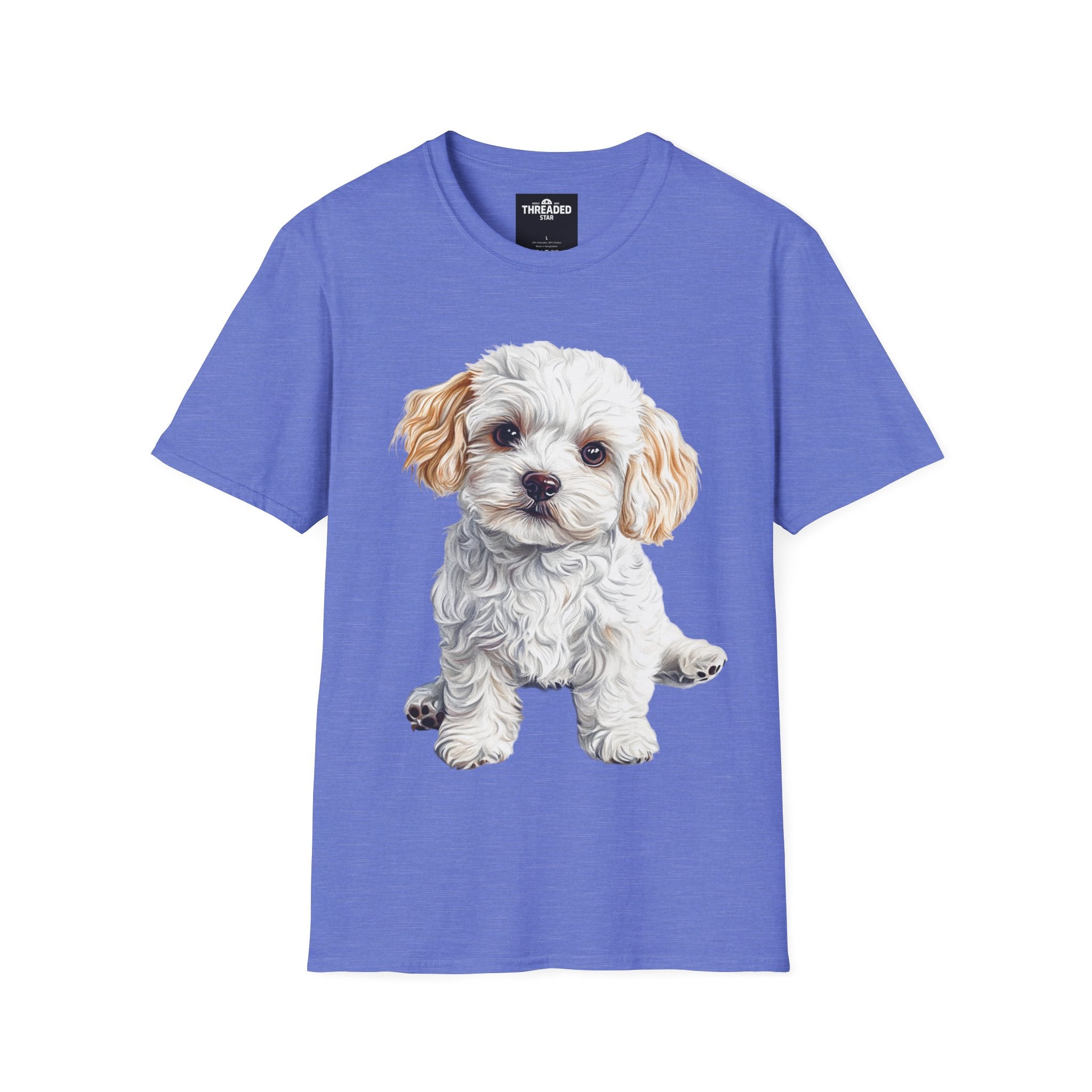 Puppy Portrait T-Shirt — Cute Maltese/Poodle Dog Graphic Tee