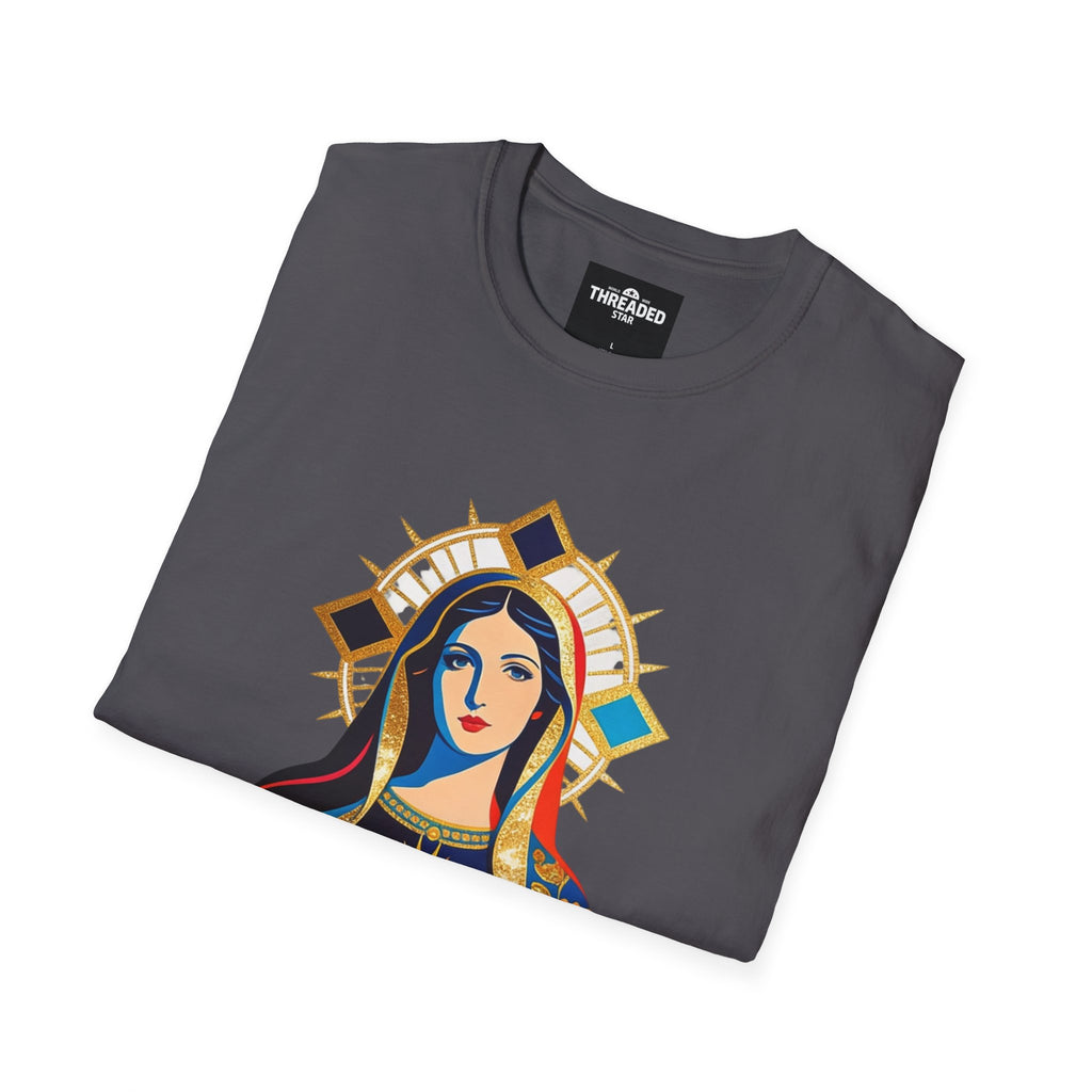 Sacred Heart Virgin Mary T-Shirt — Colorful Religious Catholic Tee