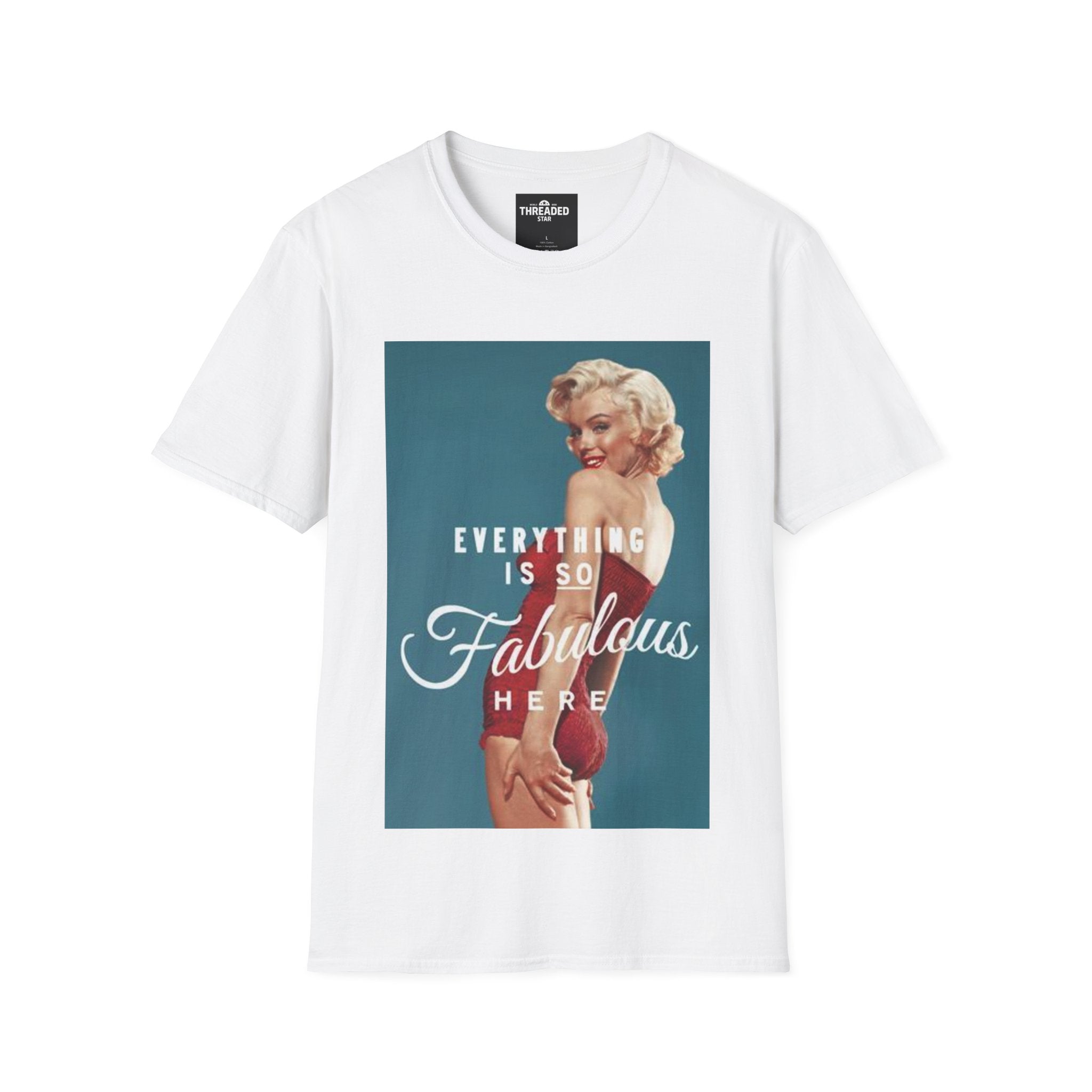 Retro Marilyn Graphic T-Shirt — "Everything Is So Fabulous Here"