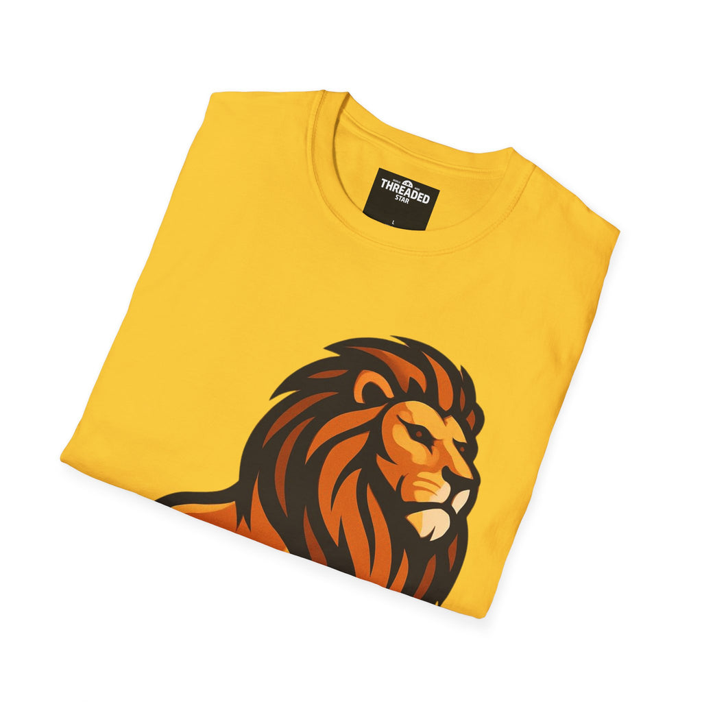 Lion Graphic T-Shirt — Bold Majestic Lion Illustration Tee