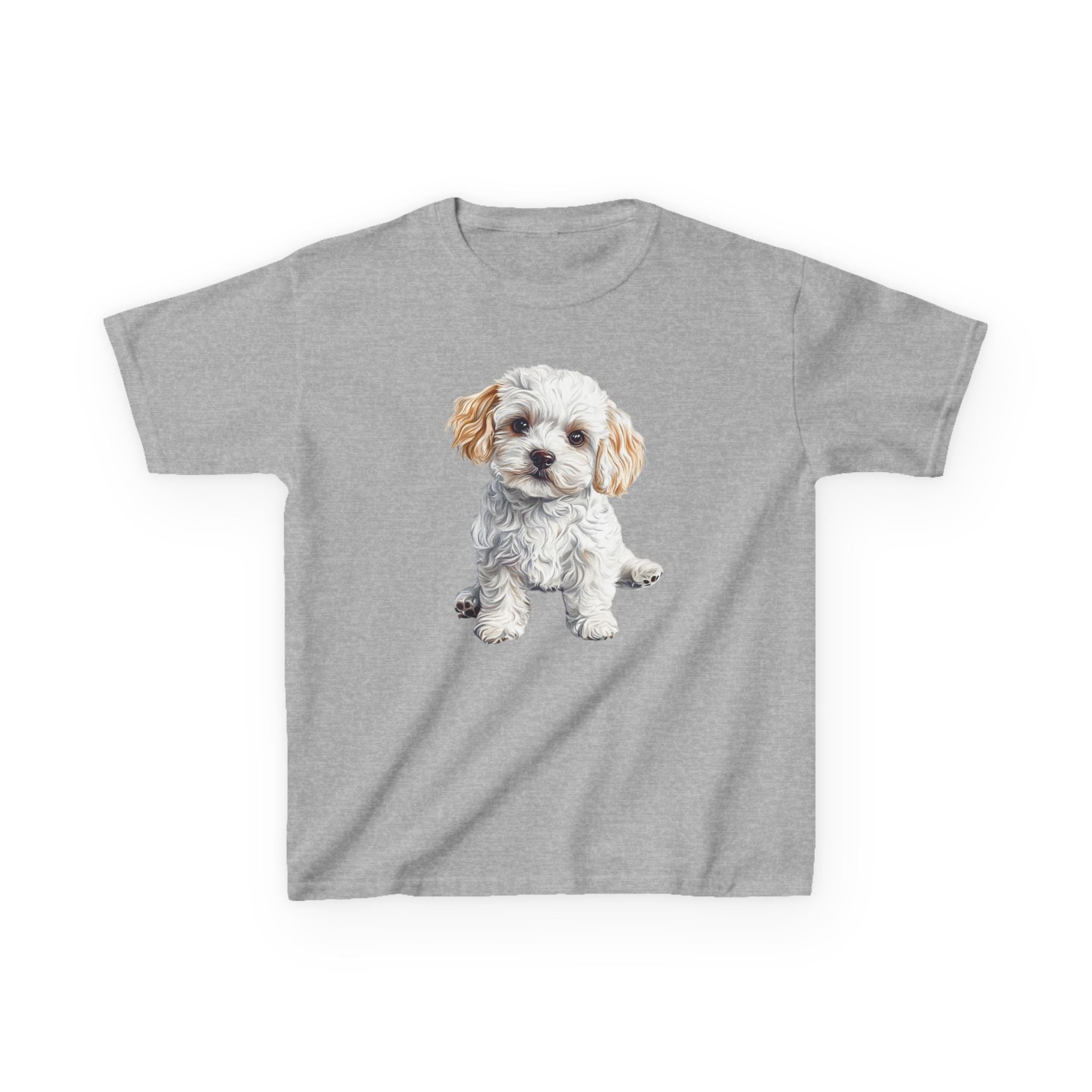 Kids Tee — Cute Fluffy Puppy Graphic