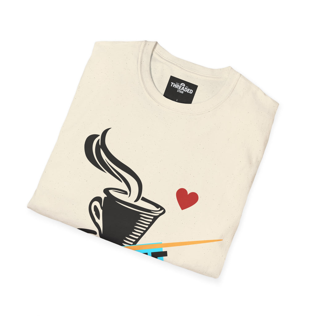 Coffee Lover T-Shirt — Graphic Cup Design with 'Coffee Lover' Text