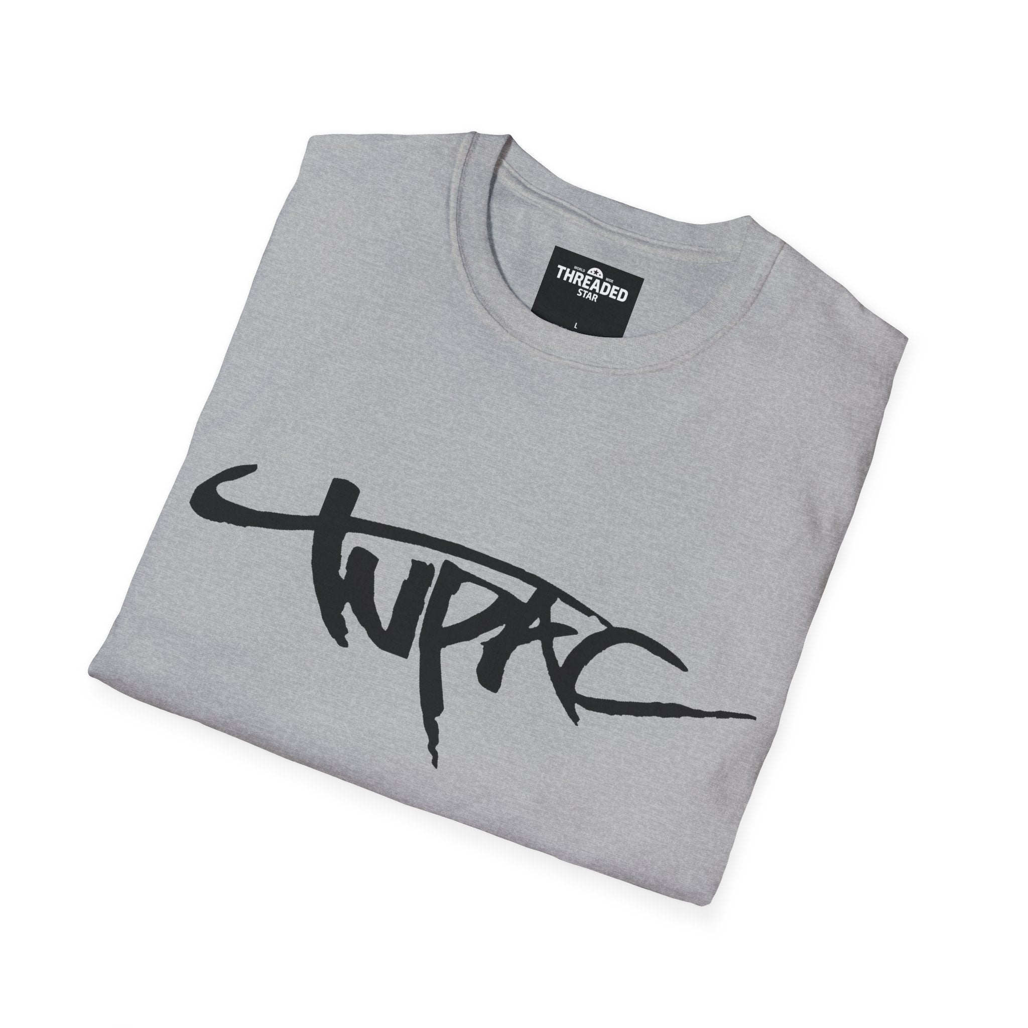 T-Shirt "Pac" Graffiti Logo Unisex Tee — Hip Hop Tribute Streetwear