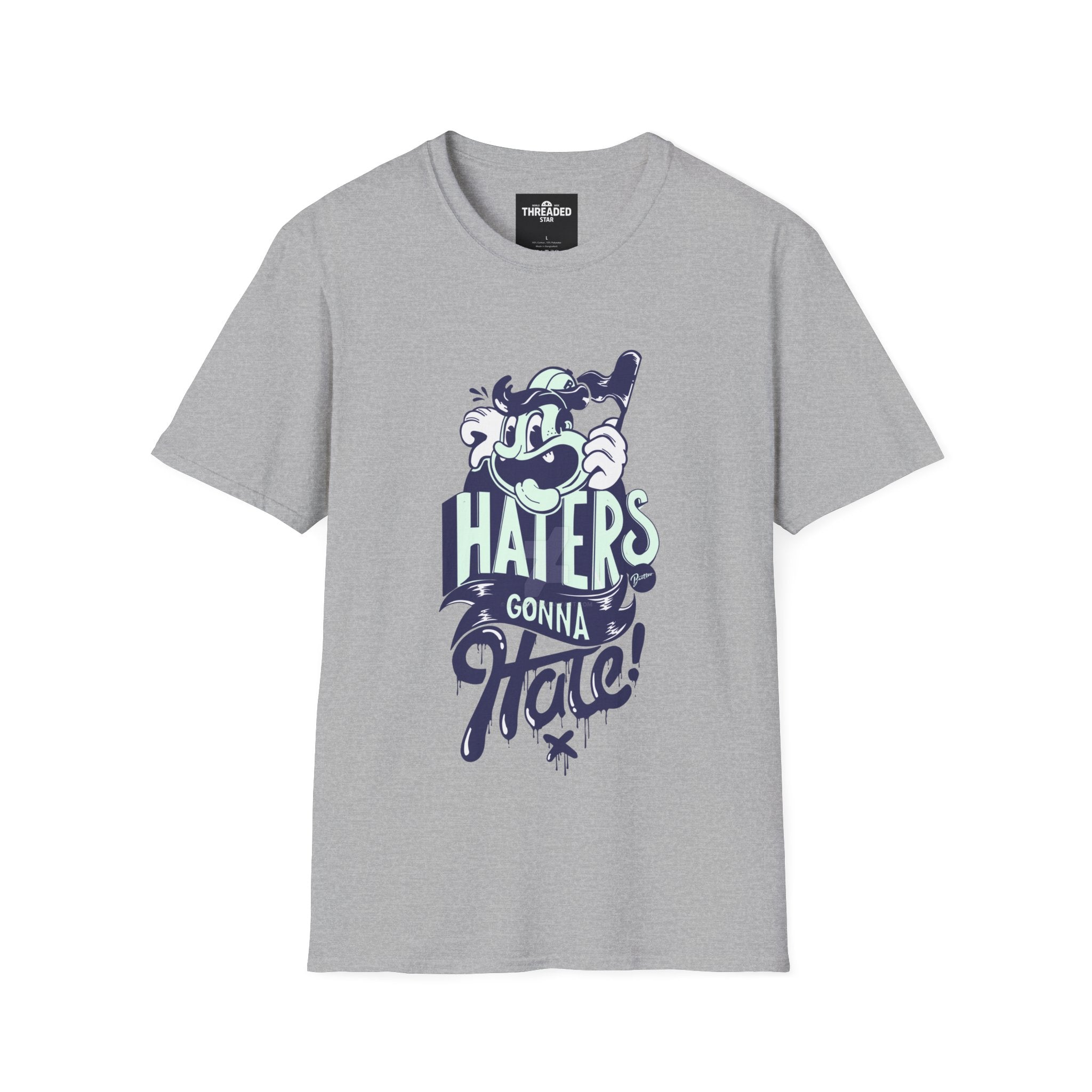 Haters Gonna Hate T-Shirt — Retro Cartoon Graphic Tee