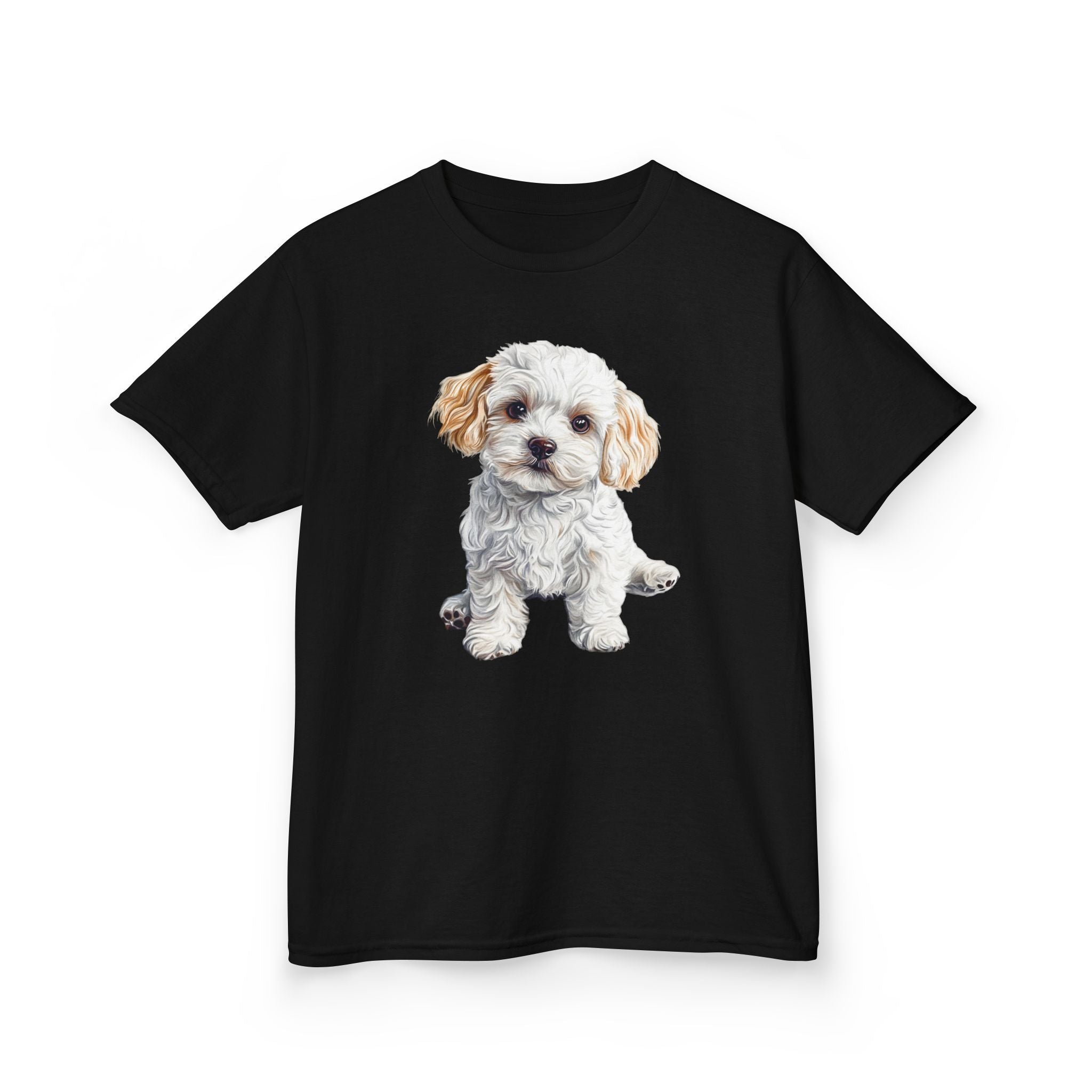 Kids Tee — Cute Fluffy Puppy Graphic