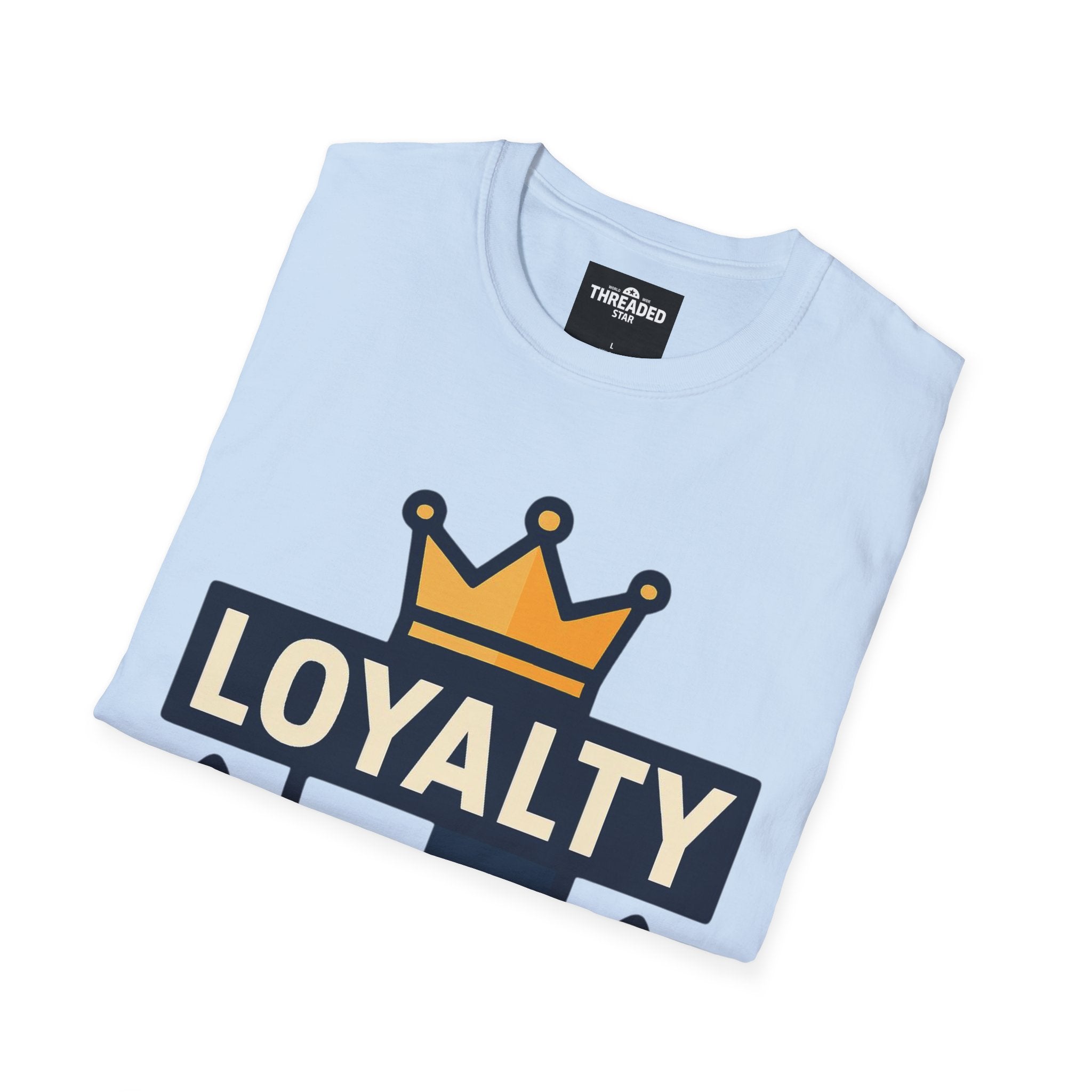 Loyalty Crest T-Shirt — Crown Emblem Graphic Tee