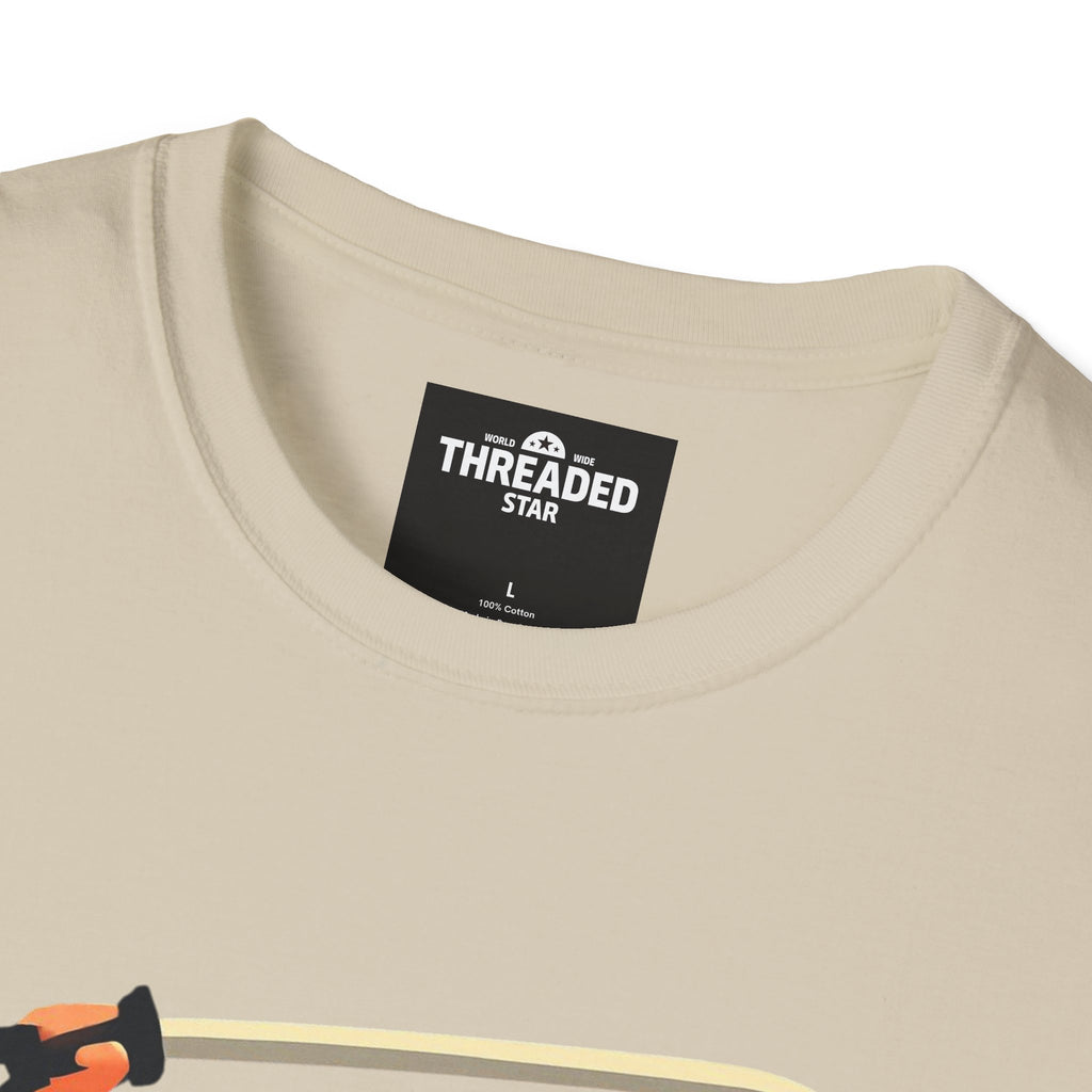 Ninja Warrior Graphic T-Shirt – Leaping Black Ninja with Sword