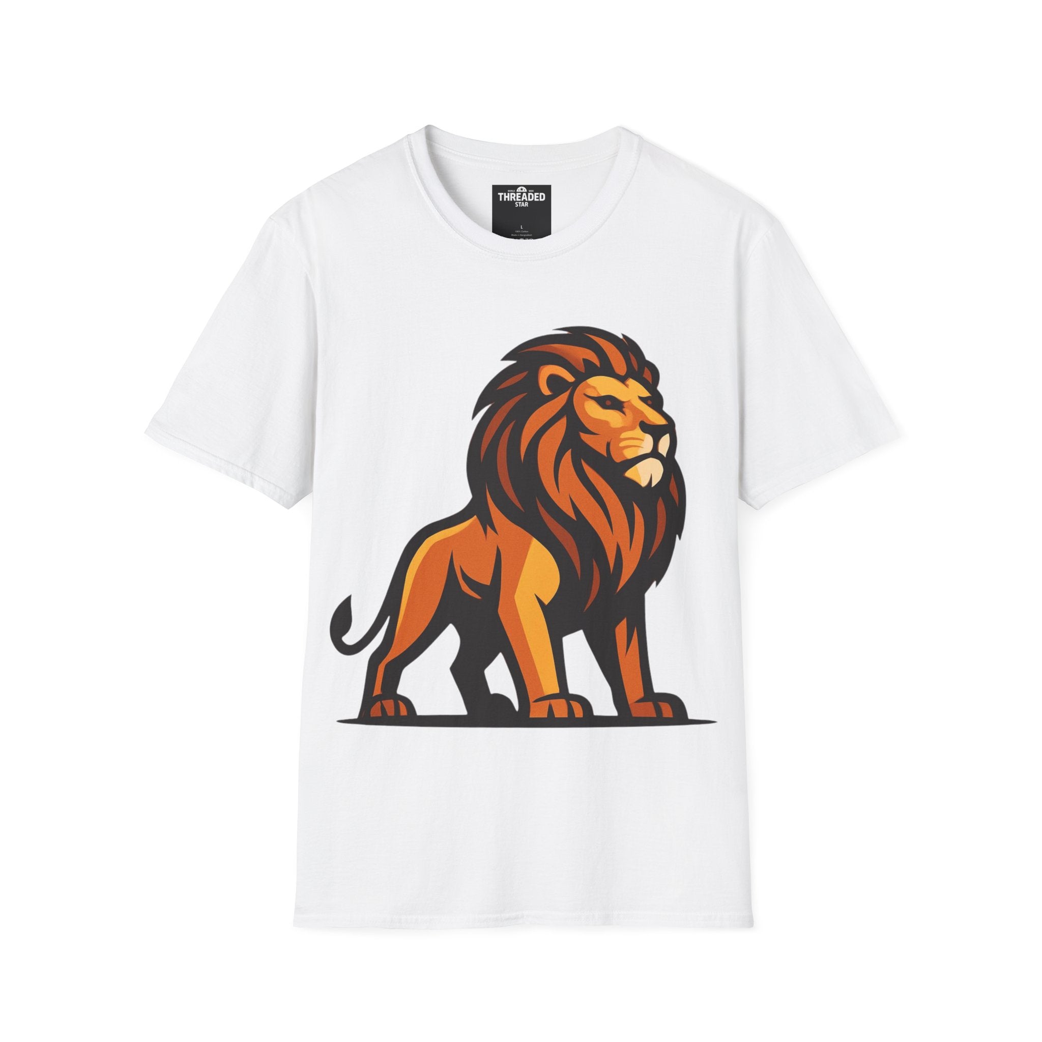 Lion Graphic T-Shirt — Bold Majestic Lion Illustration Tee