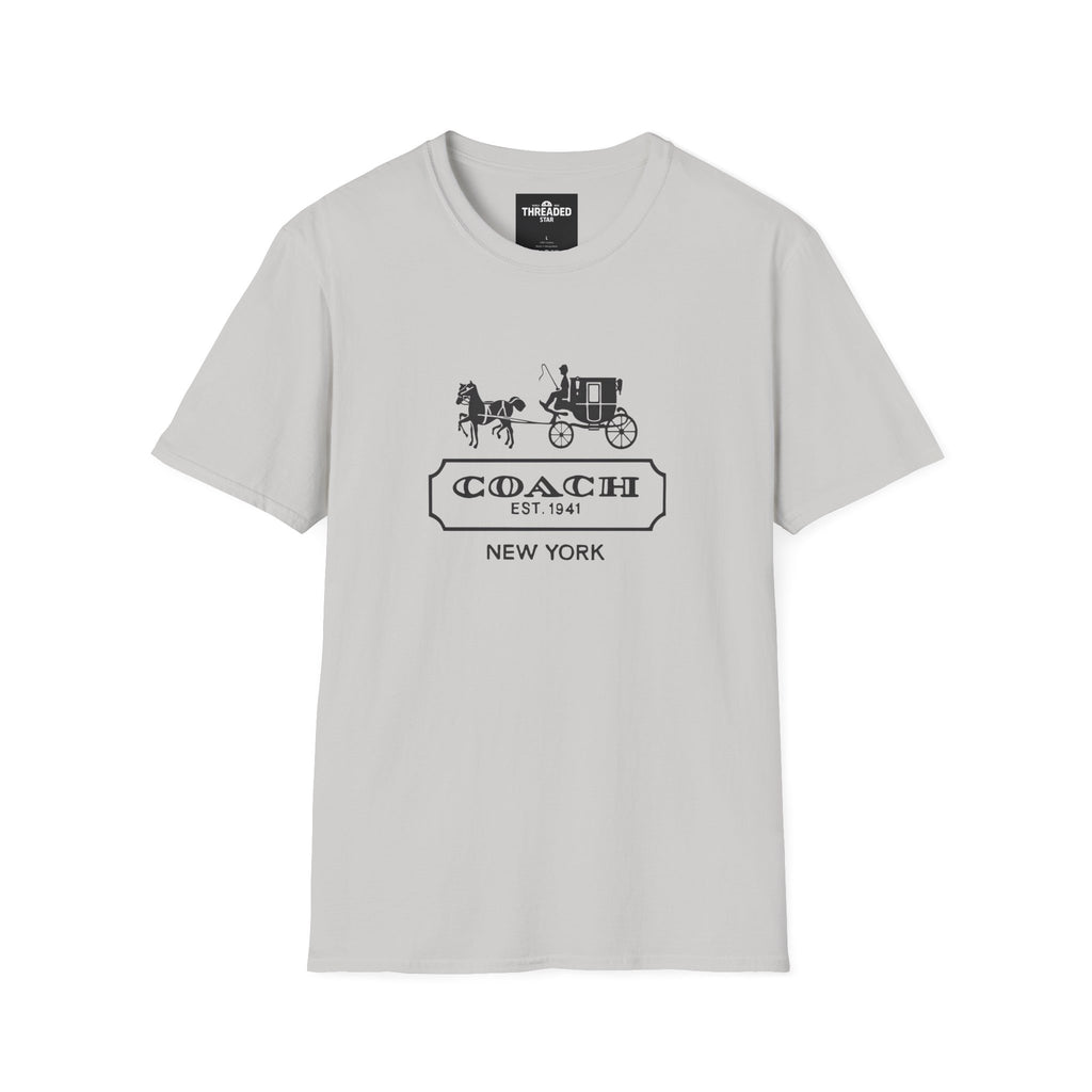 Unisex T-Shirt — Vintage Coach Carriage Logo “COACH EST. 1941 NEW YORK”