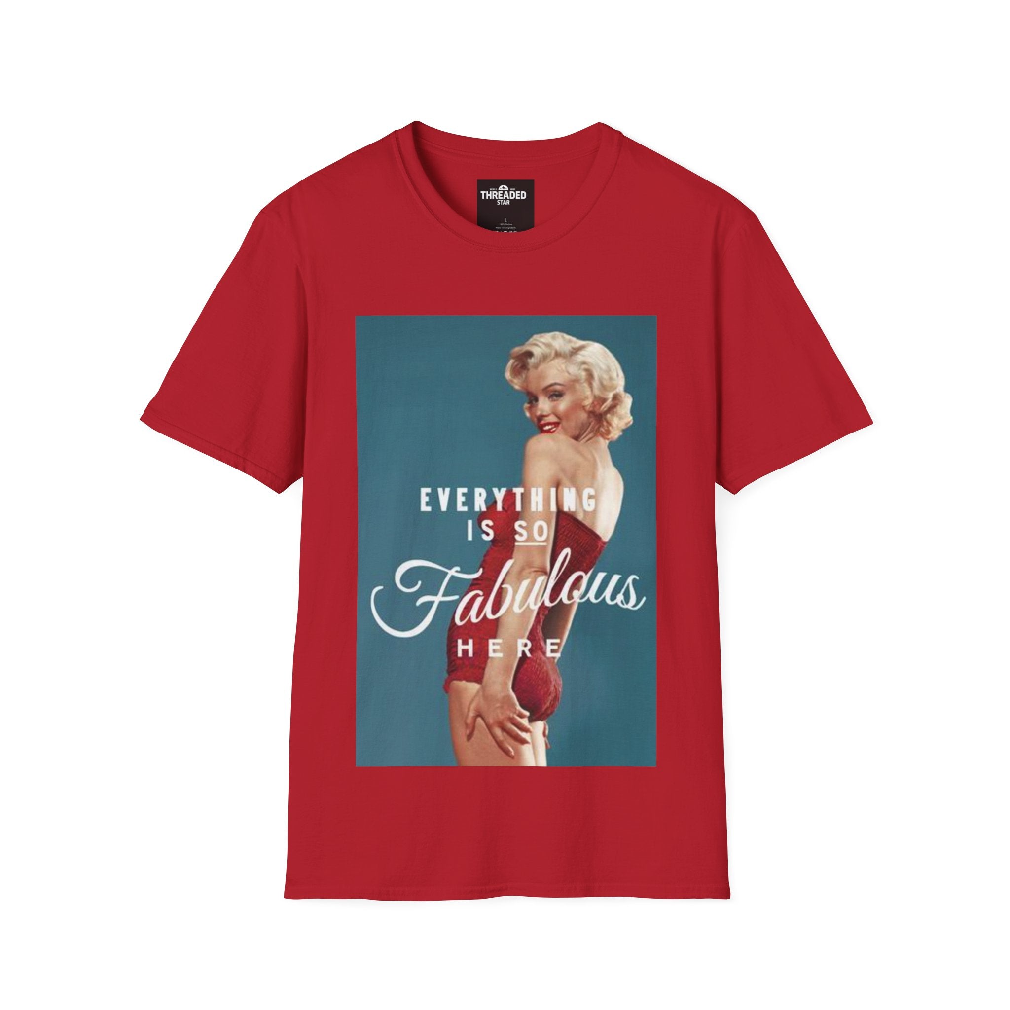 Retro Marilyn Graphic T-Shirt — "Everything Is So Fabulous Here"