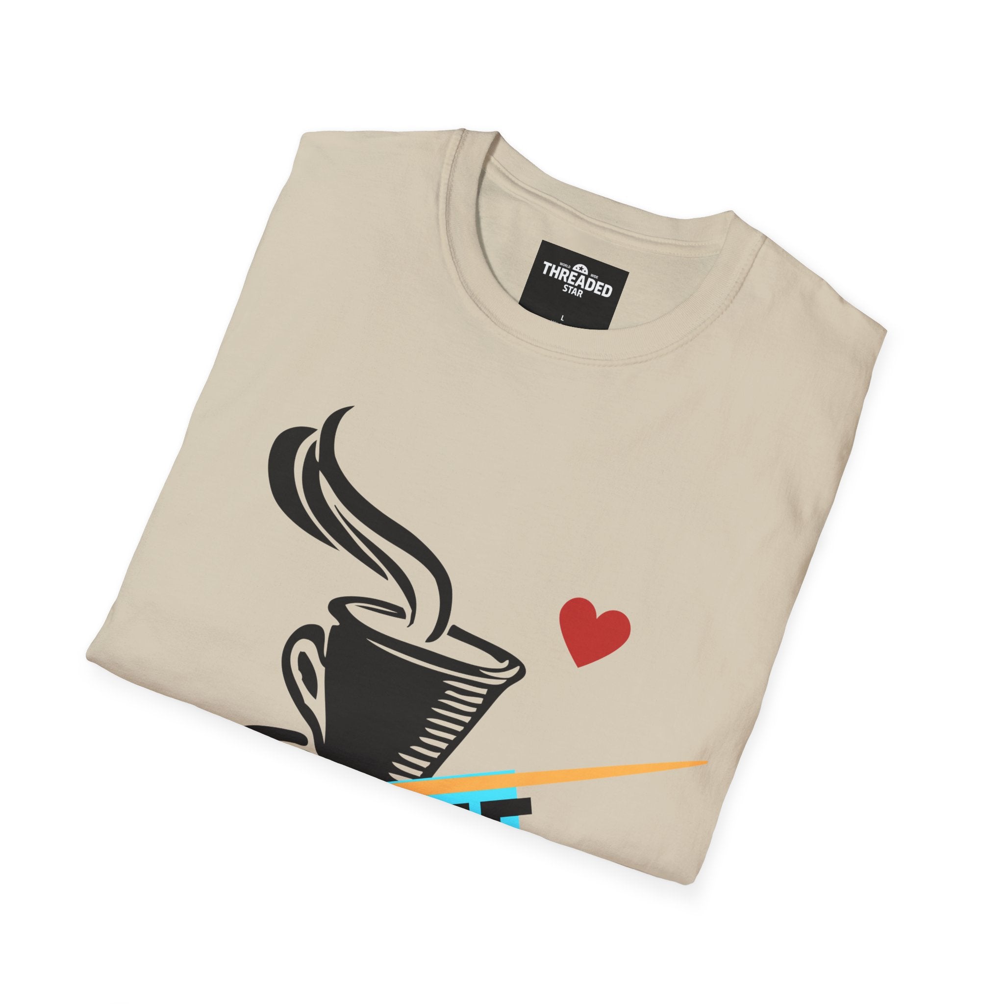Coffee Lover T-Shirt — Graphic Cup Design with 'Coffee Lover' Text