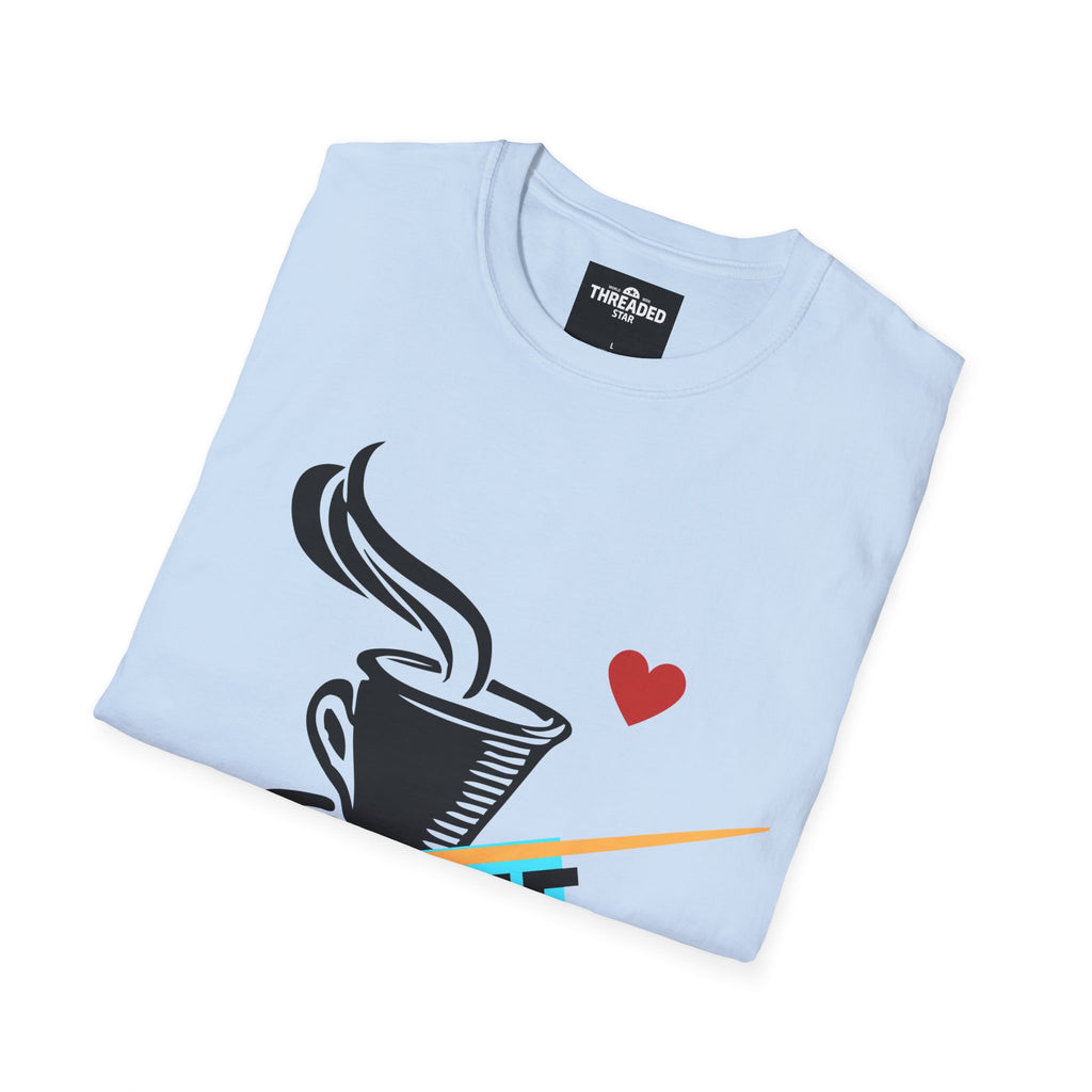 Coffee Lover T-Shirt — Graphic Cup Design with 'Coffee Lover' Text