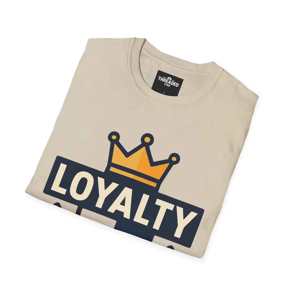 Loyalty Crest T-Shirt — Crown Emblem Graphic Tee