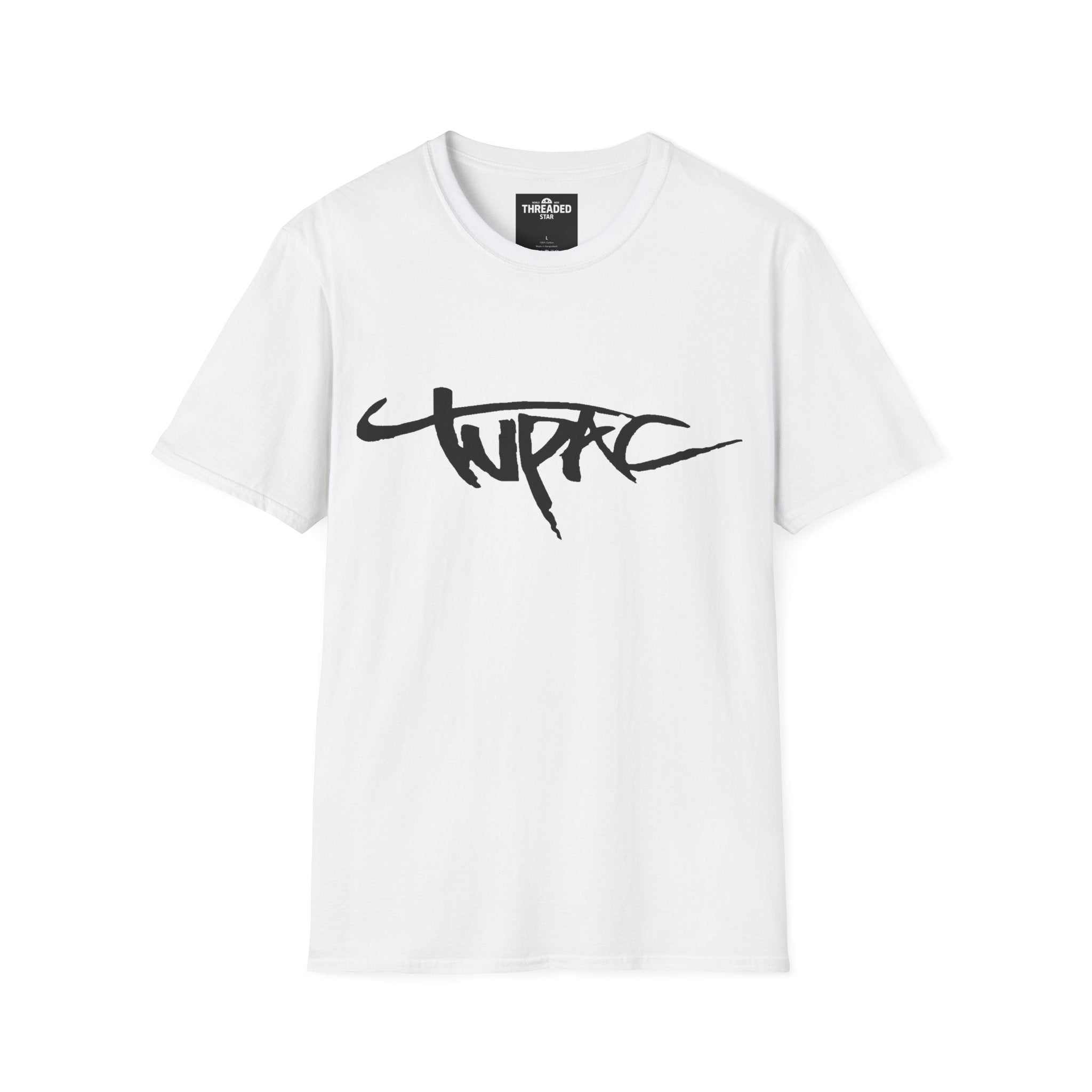 T-Shirt "Pac" Graffiti Logo Unisex Tee — Hip Hop Tribute Streetwear