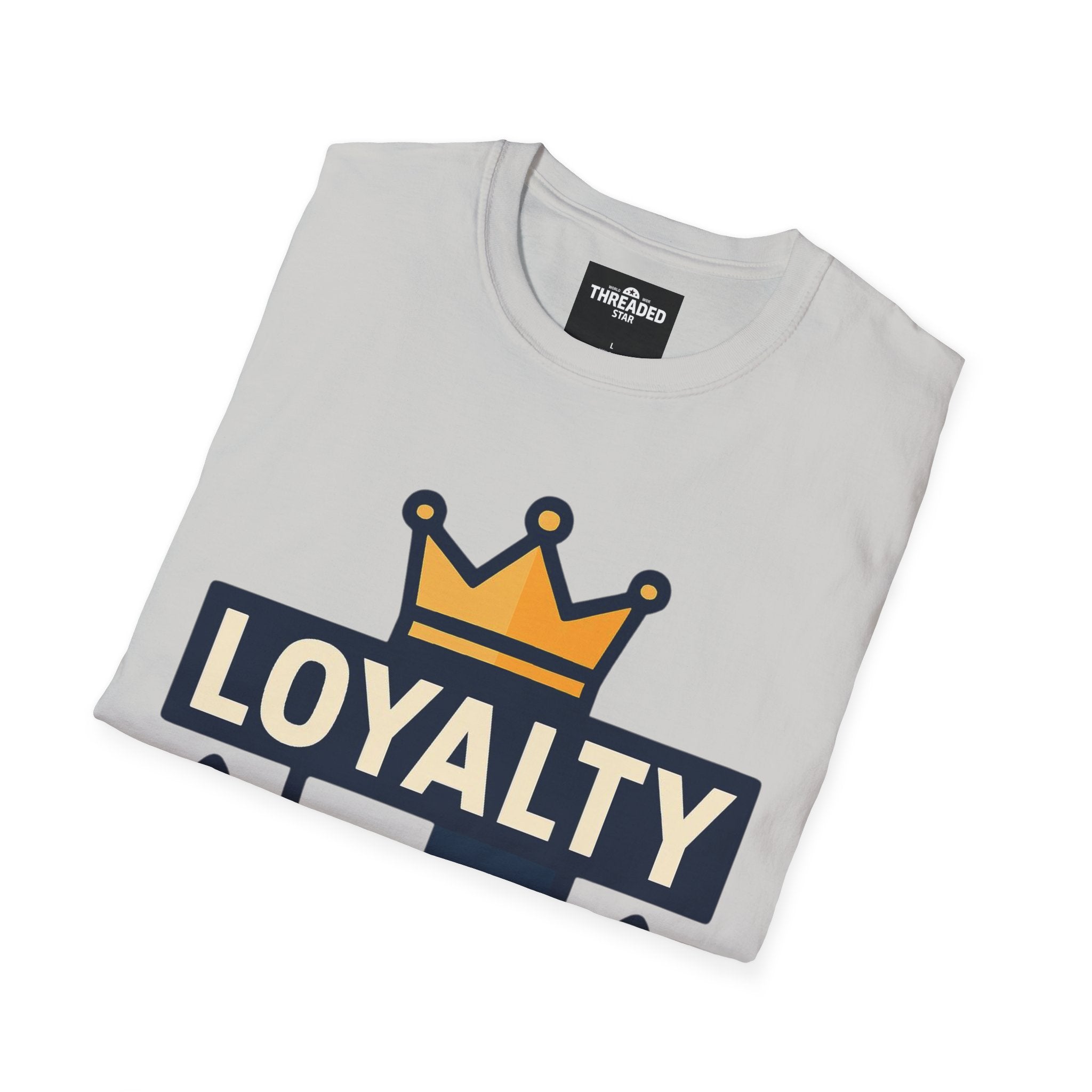 Loyalty Crest T-Shirt — Crown Emblem Graphic Tee